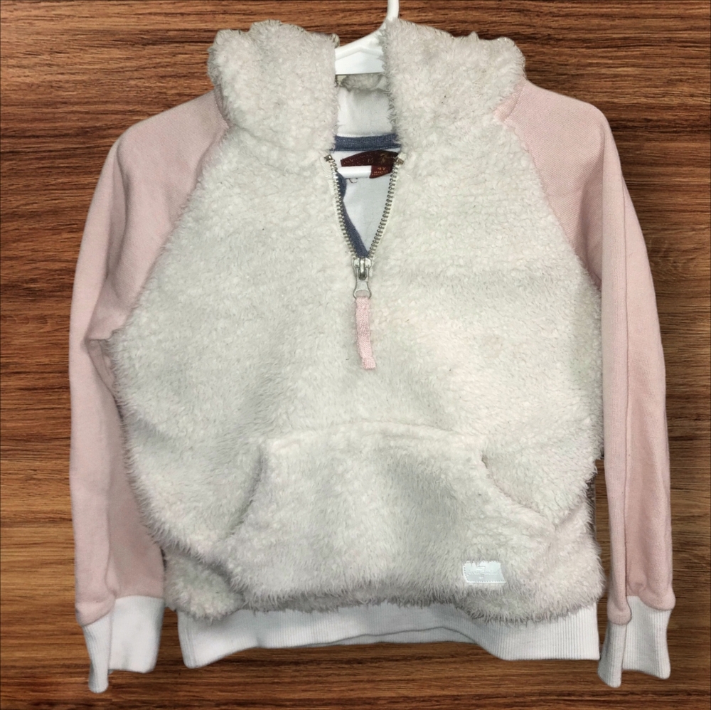 Toddler Girls 7 for All Man Kind Sherpa Jacket